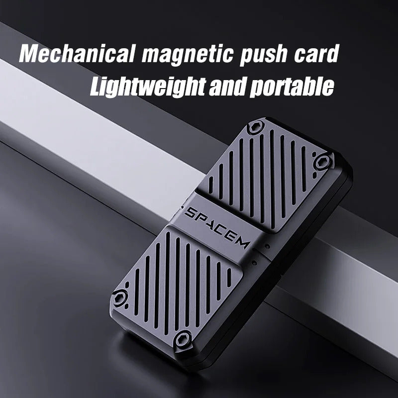 Machinery Magnetic Slider Push Fidget Toy Decompression Metal