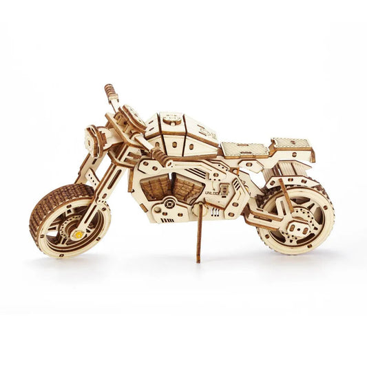 3D Wooden Motorcycle Puzzles Toys