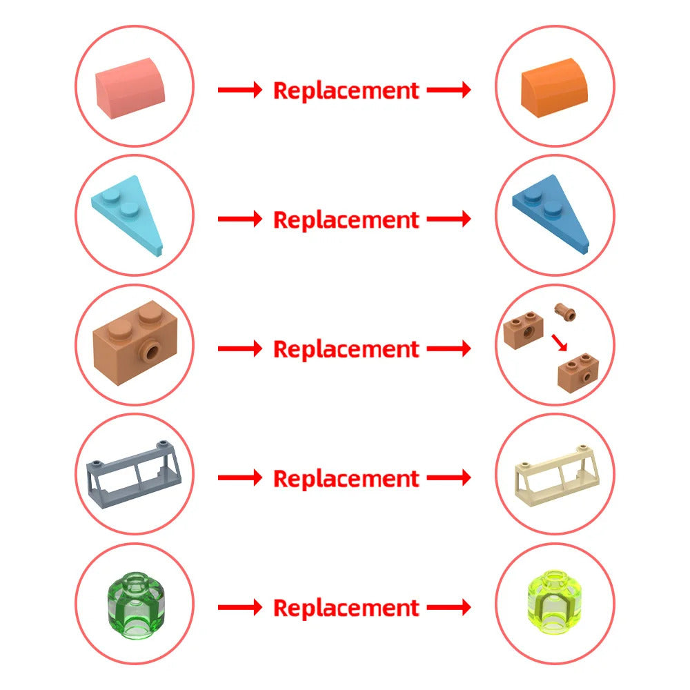 Modular Bar Building Blocks Toys