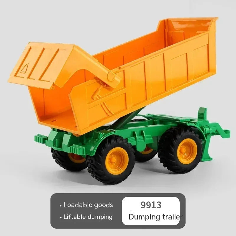 1:24 Alloy Remote-Controlled Tractor Toy