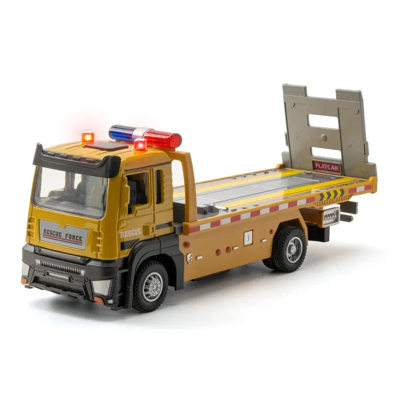 1:32 Engineering Flatbed Trailer Miniature Car Model