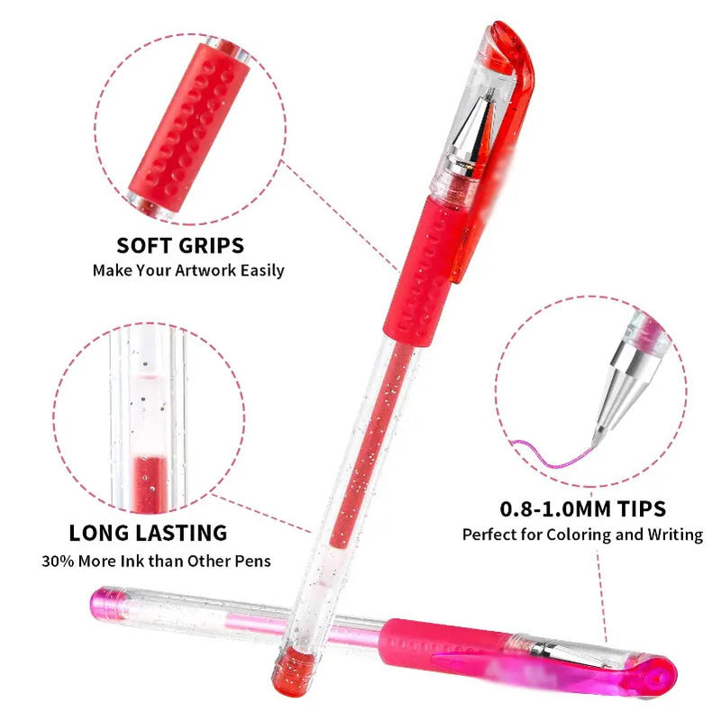 5-100pcs Gel Pen Set 100 Colors Pen Set