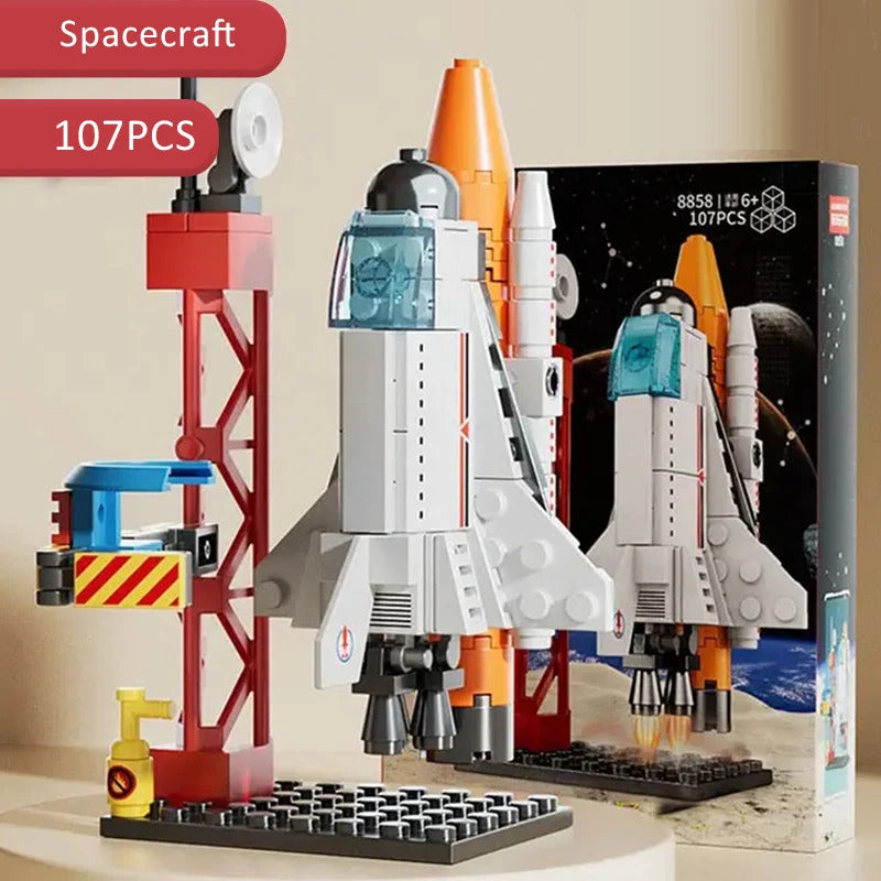 Aviation Spaceport Model Space Shuttle Rocket Launch Center