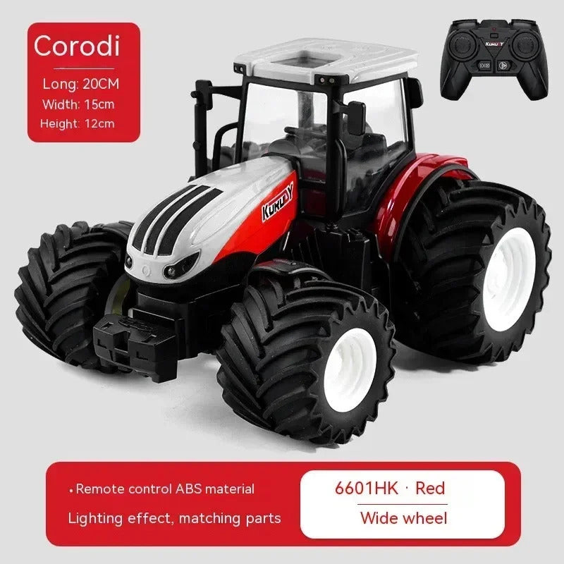 1:24 Alloy Remote-Controlled Tractor Toy