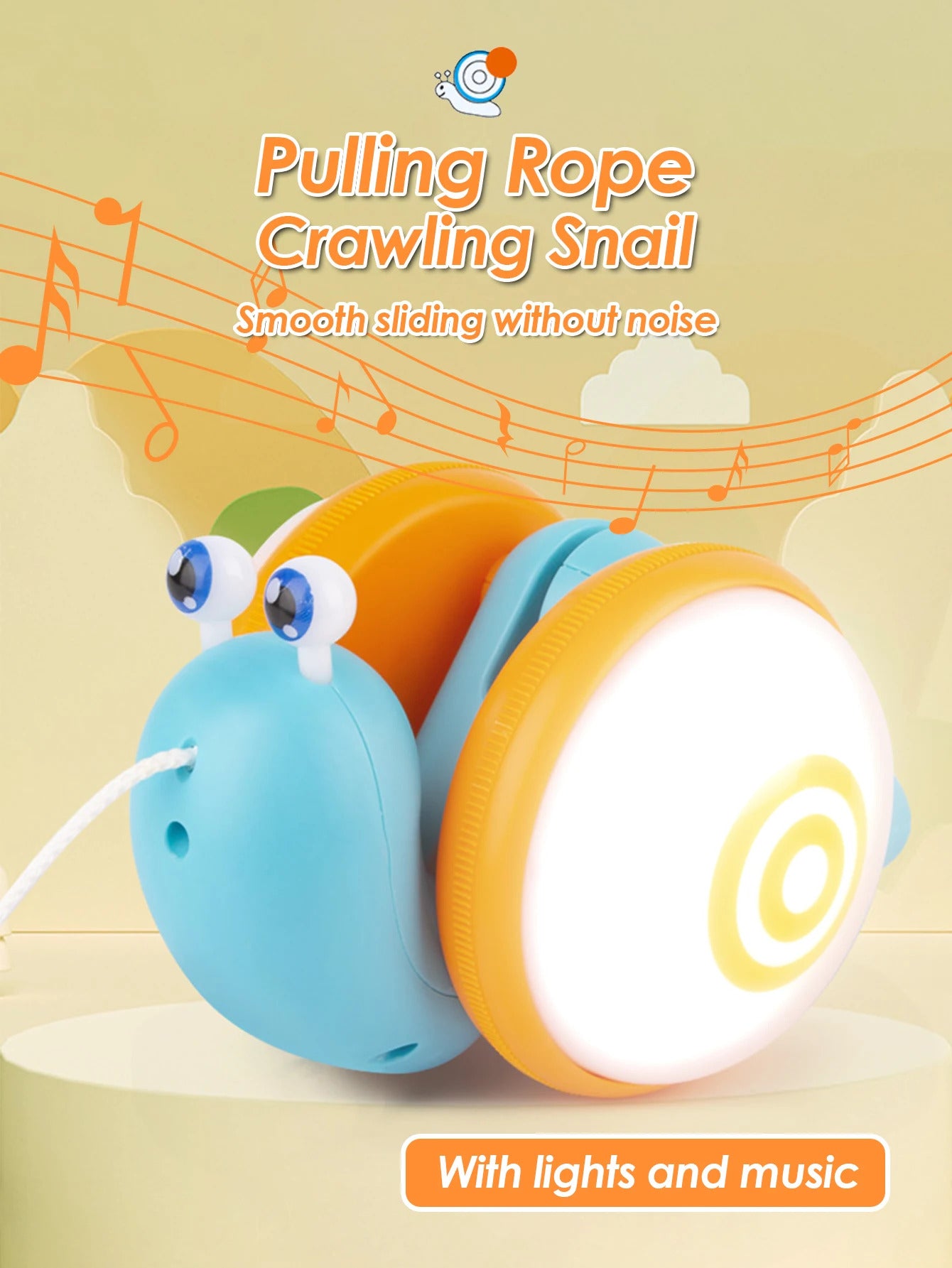 子供用電子ペット屋外ロープカタツムリおもちゃ