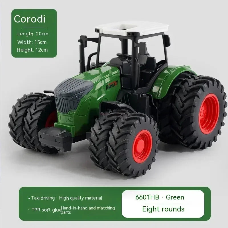 1:24 Alloy Remote-Controlled Tractor Toy