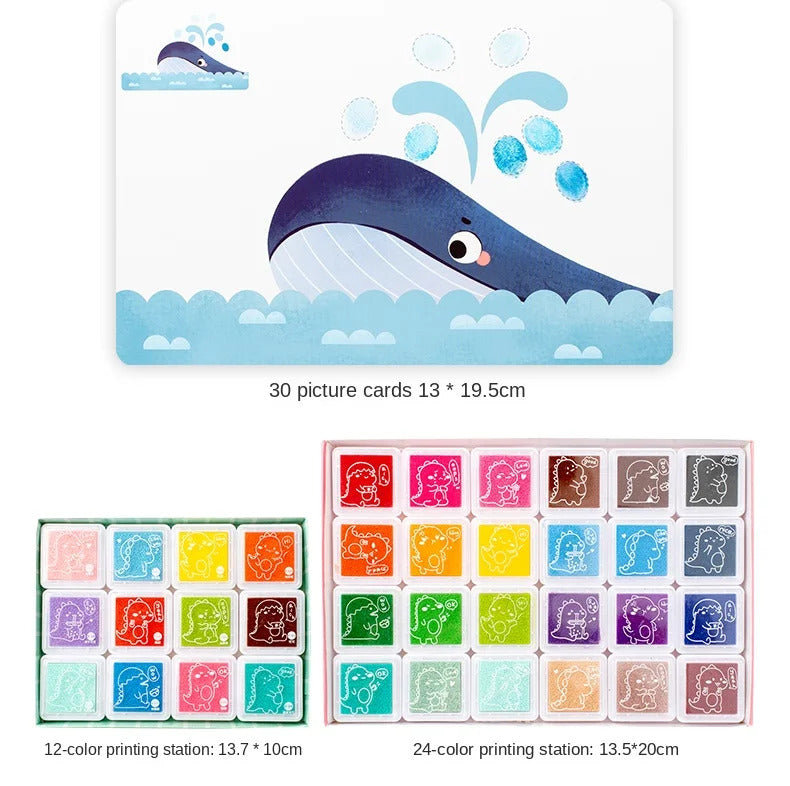 子ども用フィンガーペイント DIY おもちゃ