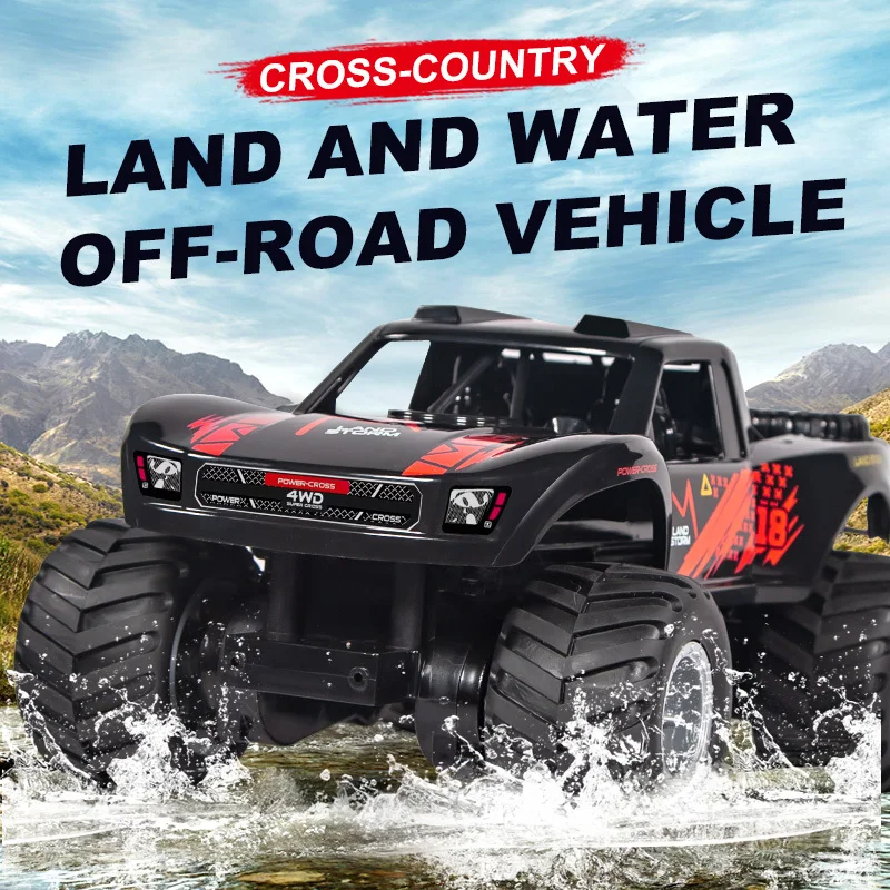 Remote Control Toy 4WD Off Road Amphibious Climbing Vehicle