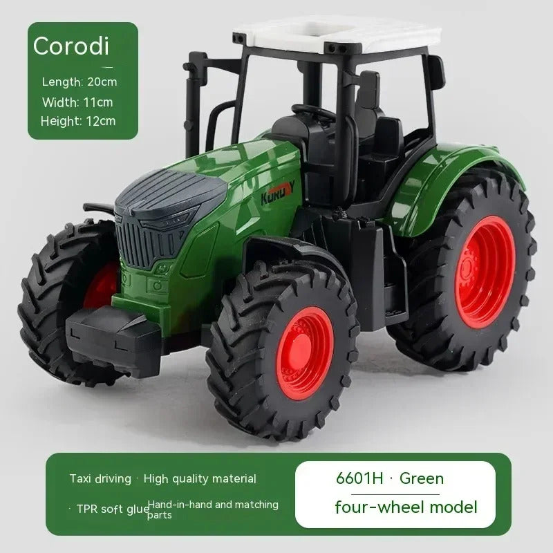 1:24 Alloy Remote-Controlled Tractor Toy