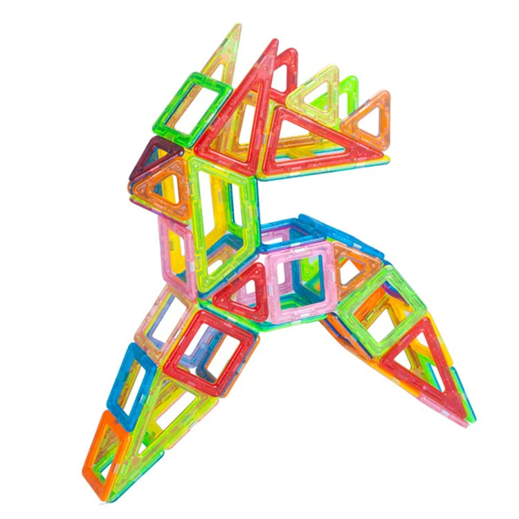 64-184Pcs Kids Magnetic Building Blocks Mini Size Magnet Toys