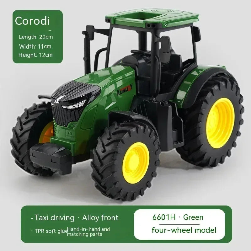 1:24 Alloy Remote-Controlled Tractor Toy