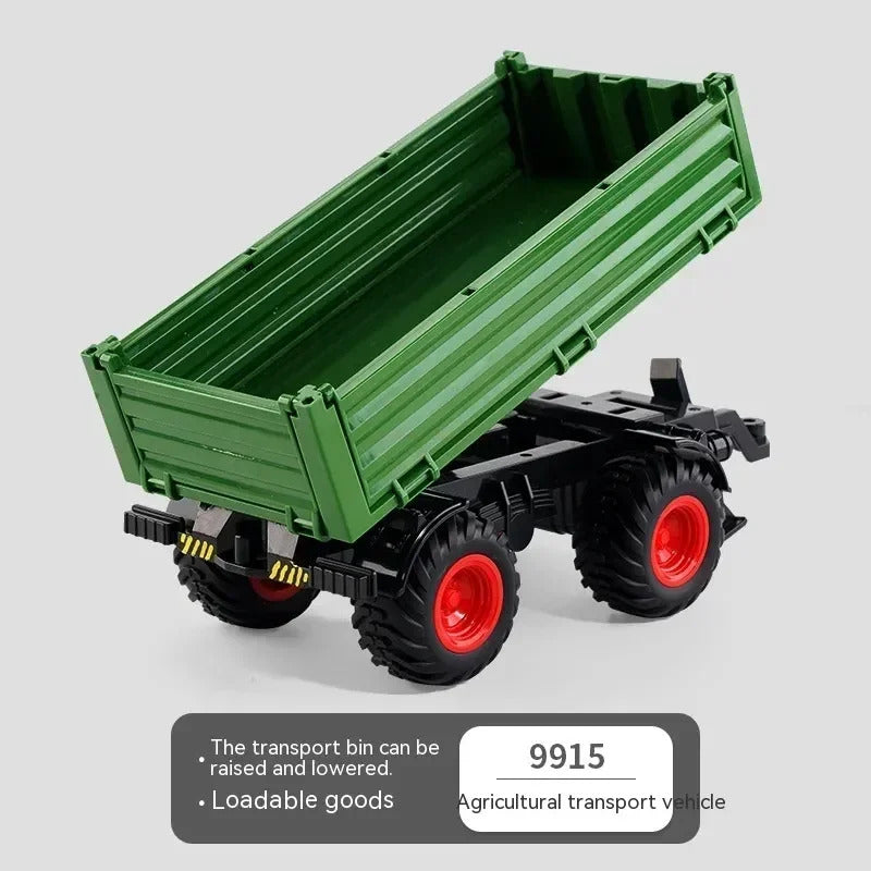 1:24 Alloy Remote-Controlled Tractor Toy