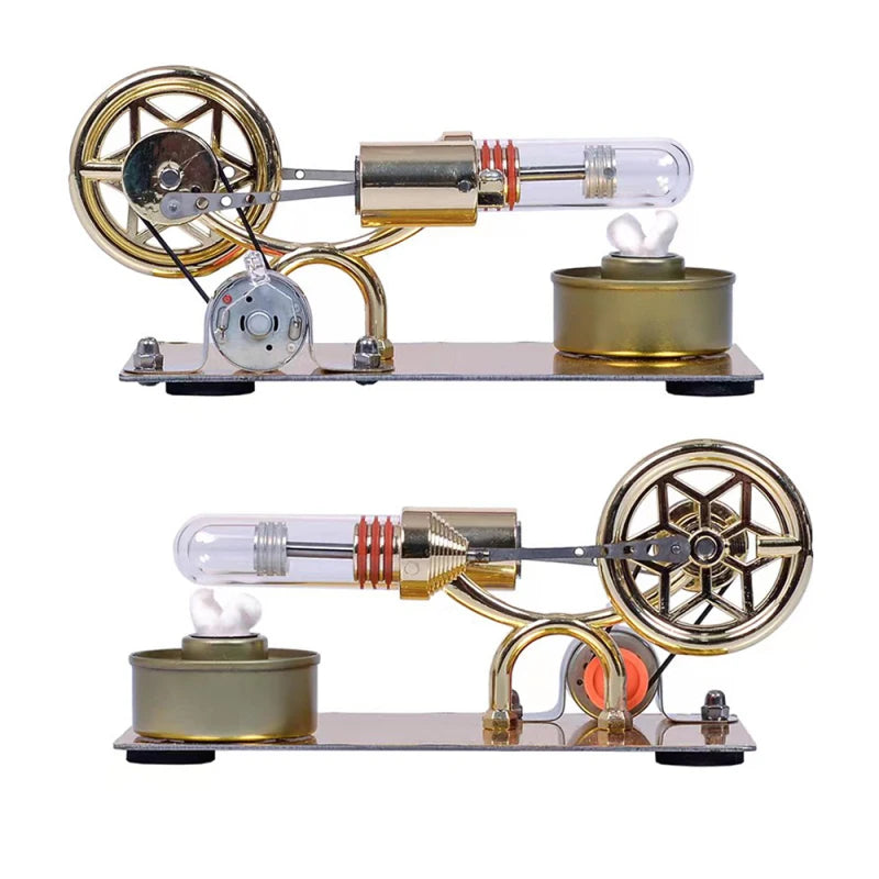Hot Air Stirling Engine Motor Model Electricity Generator Motor