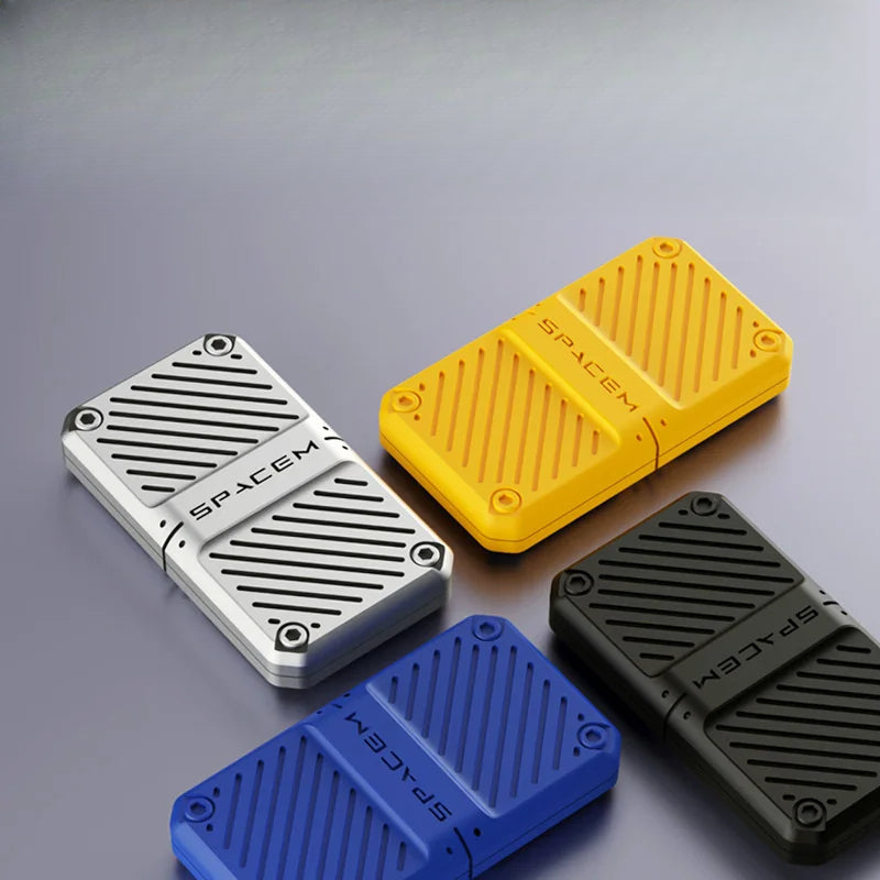 Machinery Magnetic Slider Push Fidget Toy Decompression Metal
