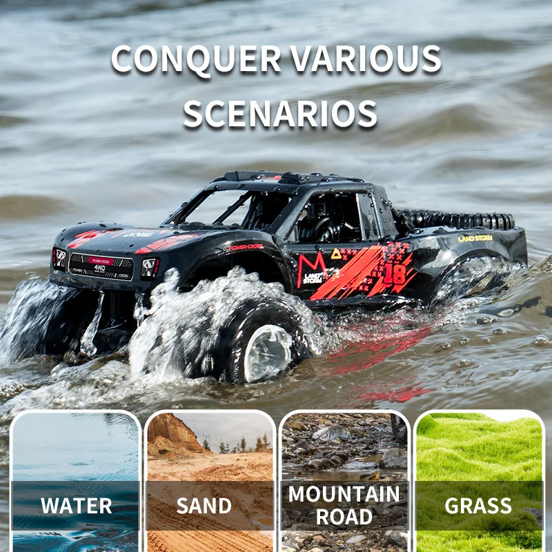 Remote Control Toy 4WD Off Road Amphibious Climbing Vehicle