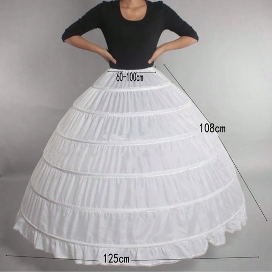 Prom Dress Bridal Slip Hoop Skirt Wedding Petticoat Underskirt Crinoline