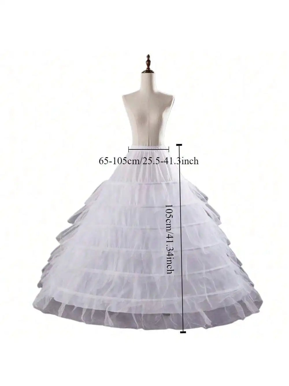Prom Dress Bridal Slip Hoop Skirt Wedding Petticoat Underskirt Crinoline