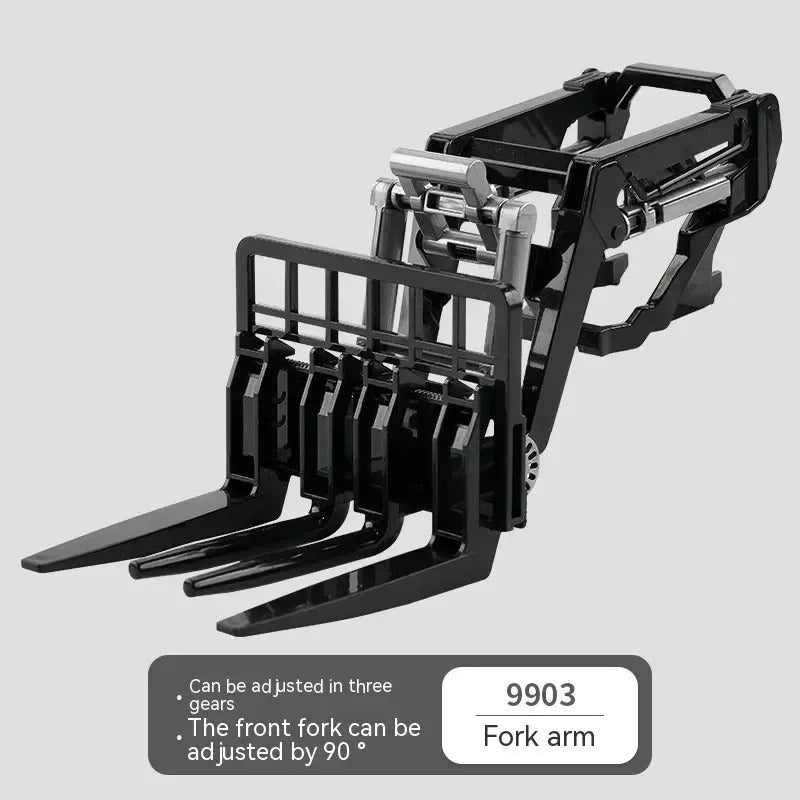 1:24 Alloy Remote-Controlled Tractor Toy