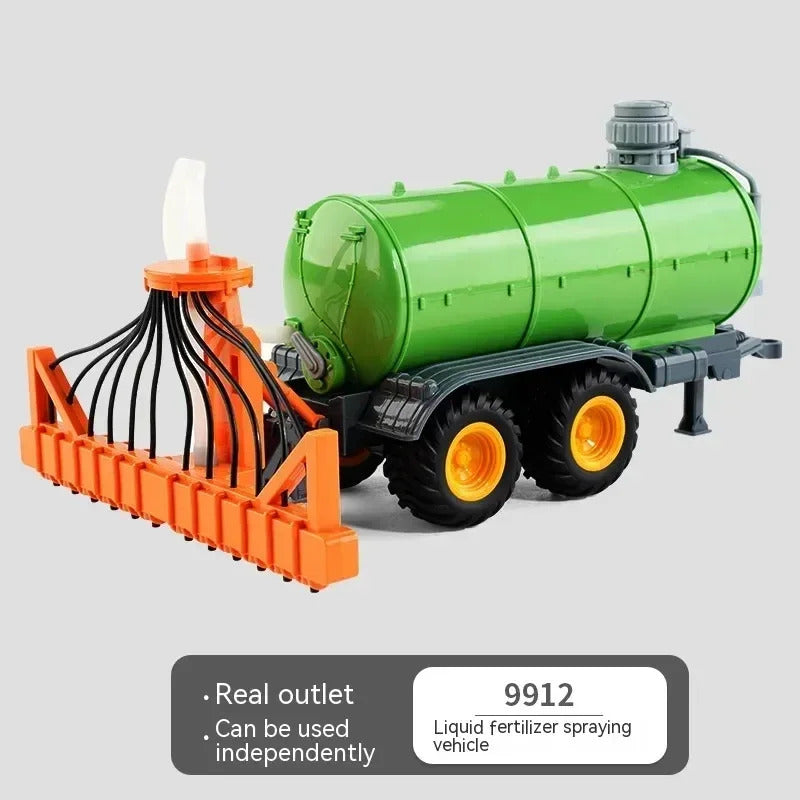 1:24 Alloy Remote-Controlled Tractor Toy