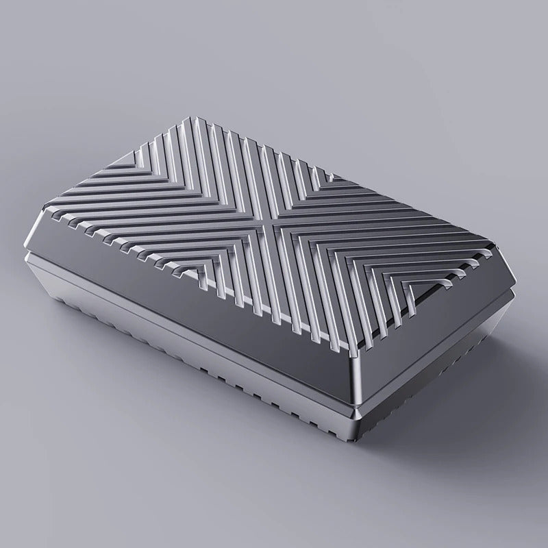 最新の磁気キューブプッシュスライダー抗ストレスメタルフィジェットスライダー