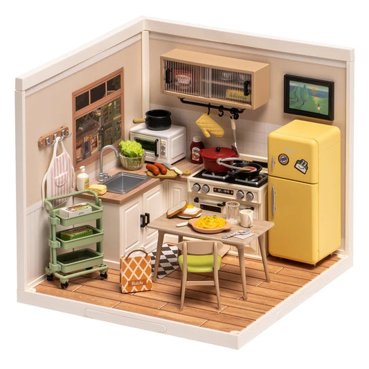 3D Puzzle Model Super Store Series Happy Meals Kitchen