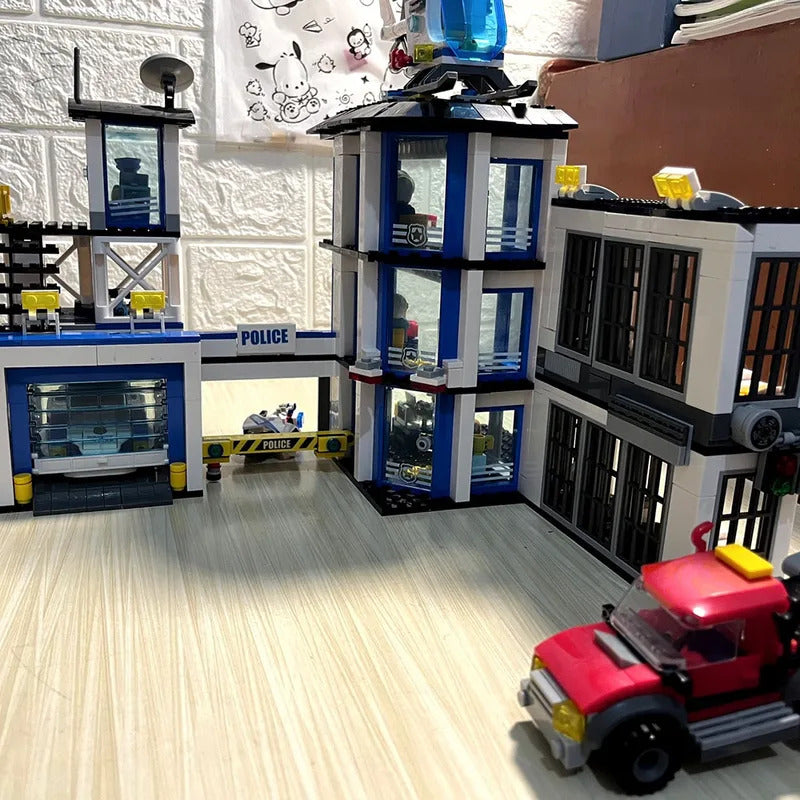 市警察署警備員ビルディングブロック