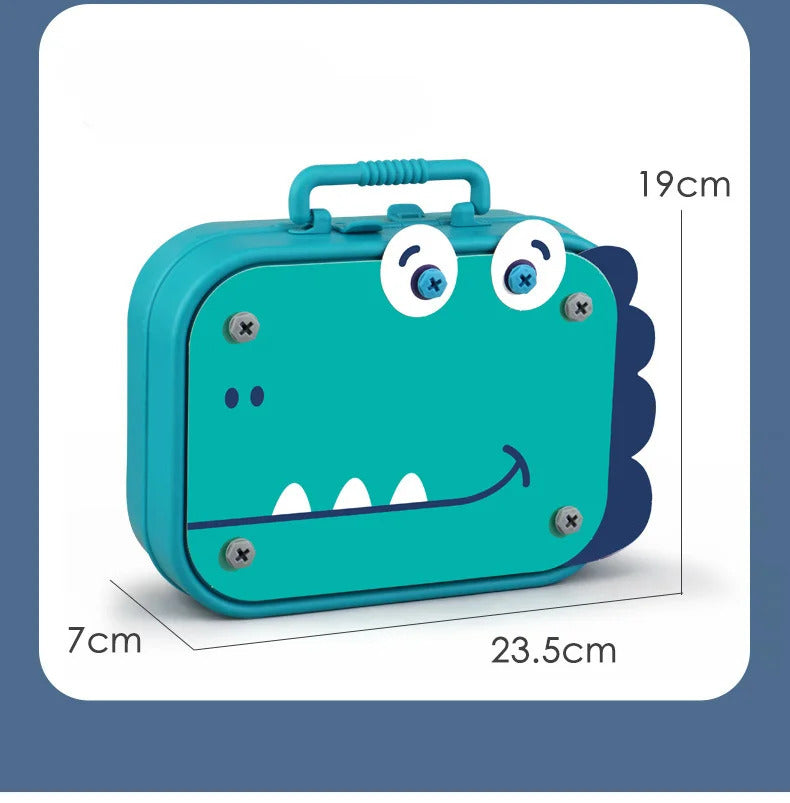 211PCS 子供用ごっこ遊び修理ツールボックス クリエイティブ教育玩具