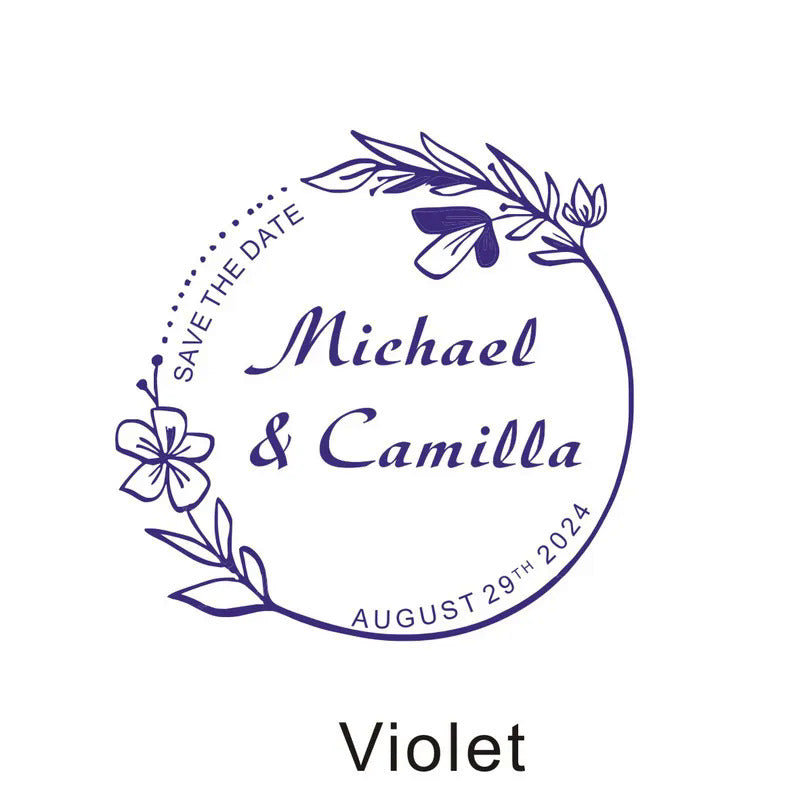 パーソナライズされたスタンプ カスタムラウンド 40mm