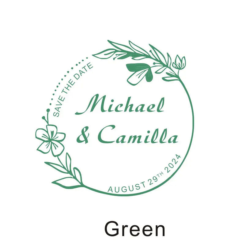 パーソナライズされたスタンプ カスタムラウンド 40mm