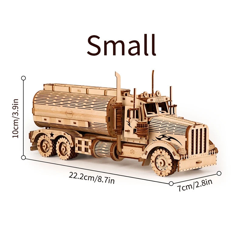 DIYの絶妙な3D木製車パズル