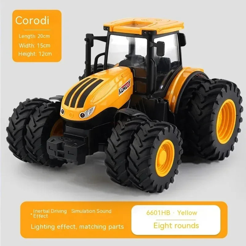 1:24 Alloy Remote-Controlled Tractor Toy