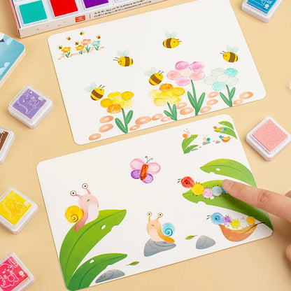 子ども用フィンガーペイント DIY おもちゃ