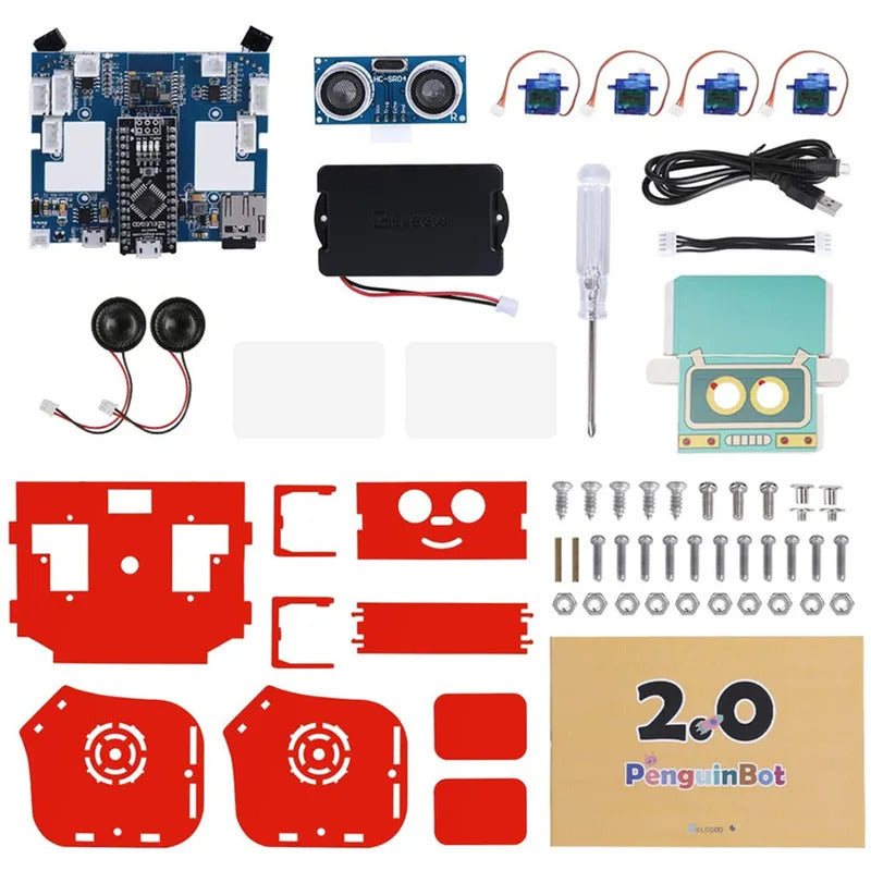 Penguin Bot Biped Robot Kit STEM Toys for Kids and Adults