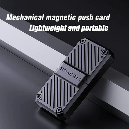 Machinery Magnetic Slider Push Fidget Toy Decompression Metal