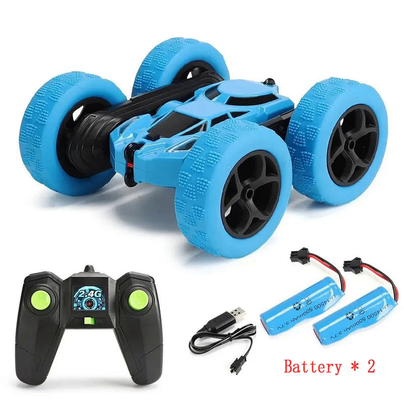 RC Stunt Car Children Double Sided Flip 2.4G Remote Control