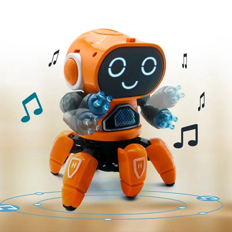 ダンスロボット 電動ペット ミュージカル 光るおもちゃ