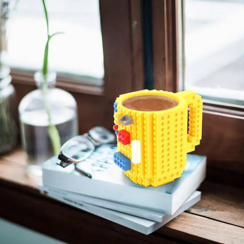 350ml クリエイティブミルクマグ コーヒーカップ クリエイティブビルドオンブリックマグ