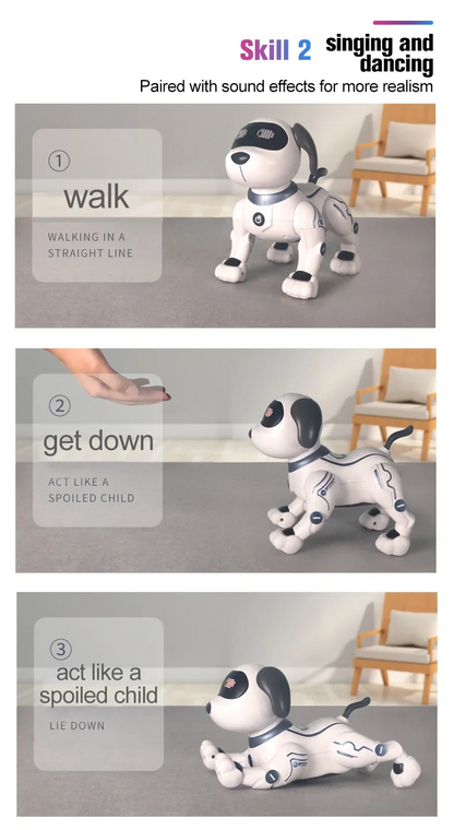 Intelligent Programmable Toys Remote Control Robotic Dog