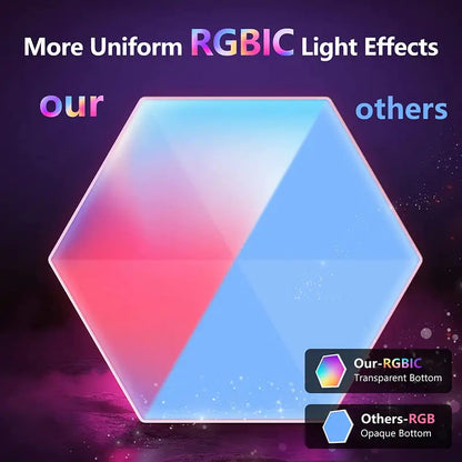 Smart LED Hexagon Quantum Light DIY Splice Wall Lam