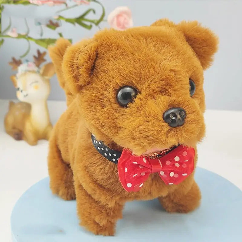 歩く、吠える、うなずく、尻尾を振るシミュレーション電気犬