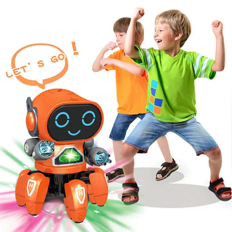 ダンスロボット 電動ペット ミュージカル 光るおもちゃ