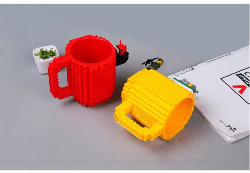 350ml クリエイティブミルクマグ コーヒーカップ クリエイティブビルドオンブリックマグ