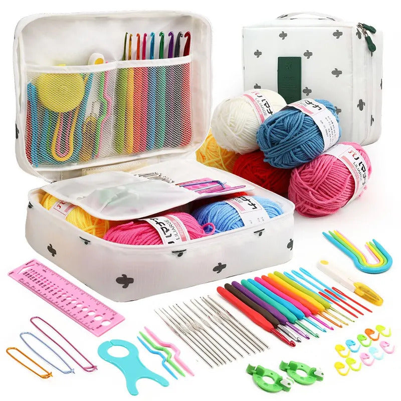 Crochet Kits For Beginners and Multi-color Storage Kits