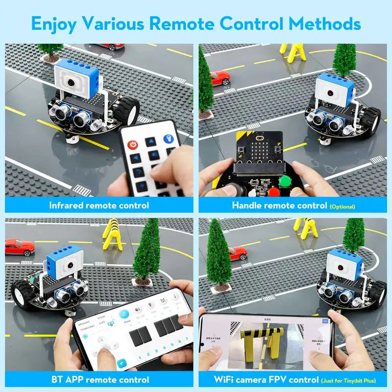 Robot Car With WiFi Camera Module Programmable Toy
