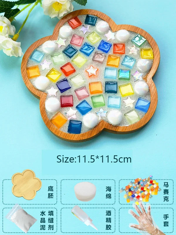 手作りDIYカップマット材料パッケージ