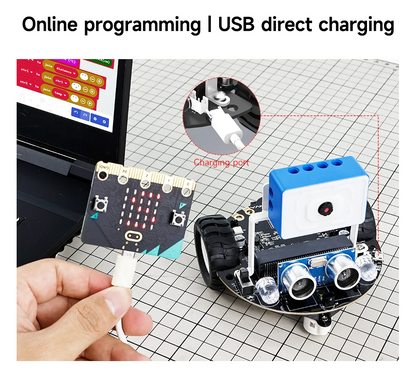 Robot Car With WiFi Camera Module Programmable Toy