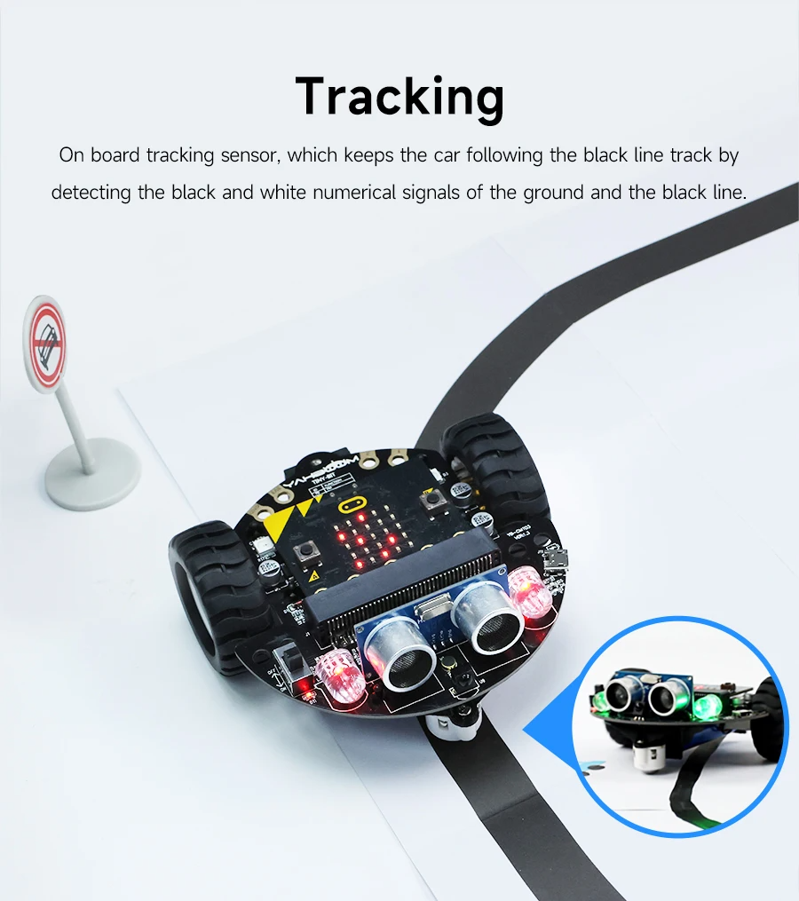 Robot Car With WiFi Camera Module Programmable Toy