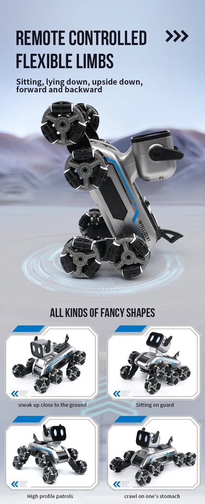Kid's 8-wheel RC Car Toy Boy Intelligent Machine Dog RC Car