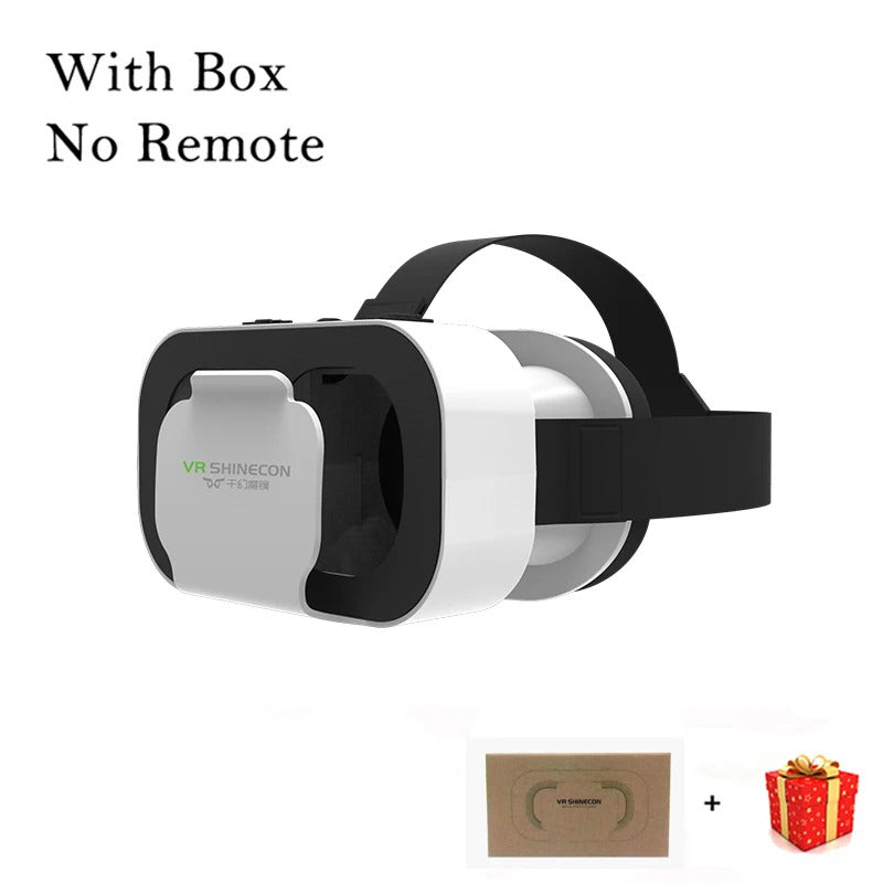 3D Virtual Reality VR Glasses With Controllers