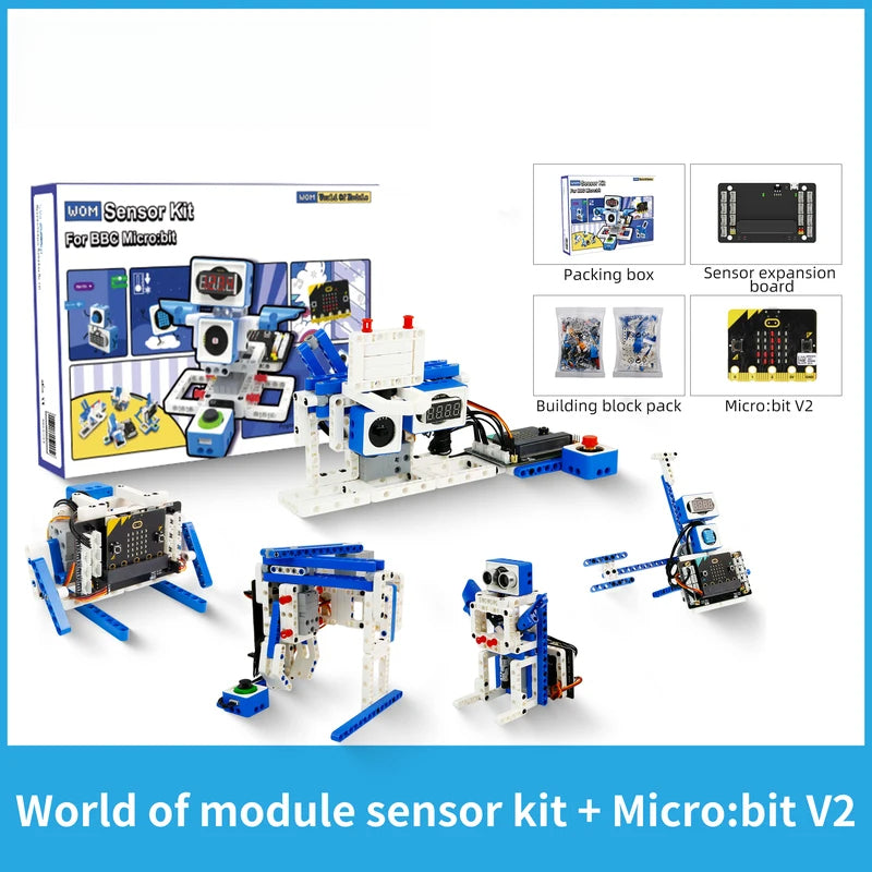 21 in 1 Microbit V2 Robotics Kit DIY Electronic Sensor Kit
